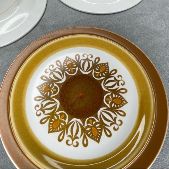 Vintage Lytton Casual Ceram Stoneware Japan Side Plates CH9600 Set of 4 - Picture 9 of 14